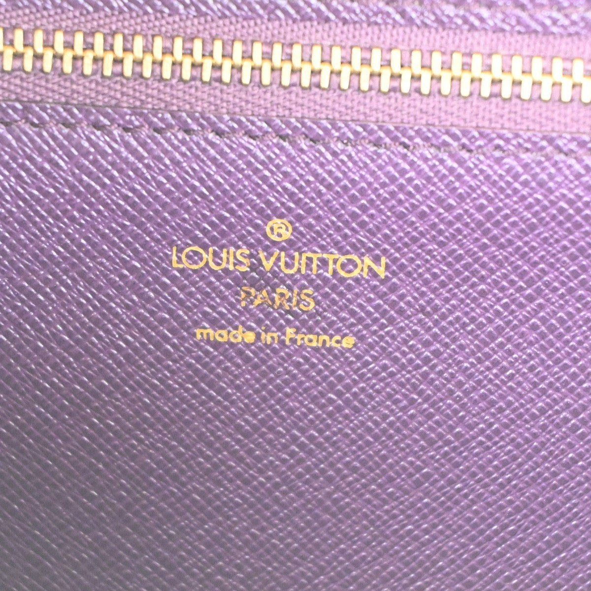 LOUIS VUITTON LV Logo Art Deco Clutch Hand Bag Epi Leather Yellow M52639 05KP509