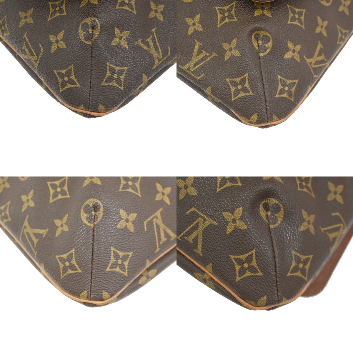 LOUIS VUITTON Musette Shoulder Bag Monogram Leather Brown France M51256 72KC826