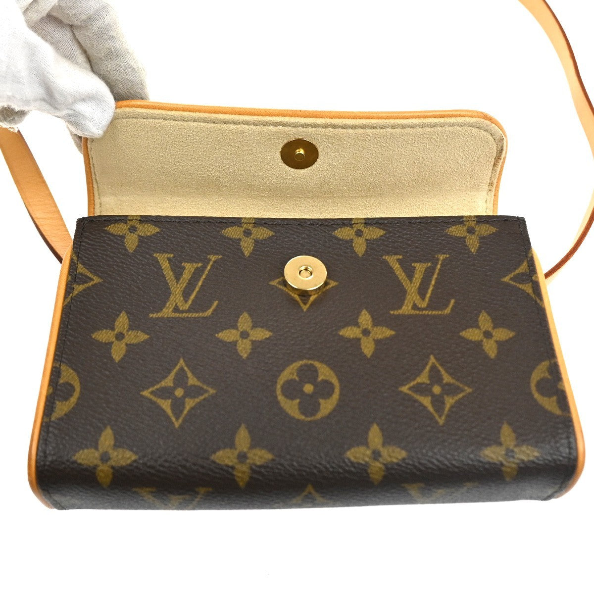 LOUIS VUITTON Pochette Florentine Bum Bag #S Monogram Leather BN M51855 77MA517