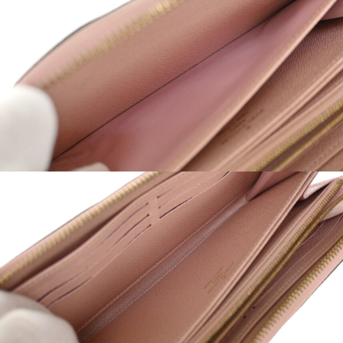LOUIS VUITTON Zippy Wallet Long Bifold Purse Epi Leather Pink M62067 30GA974