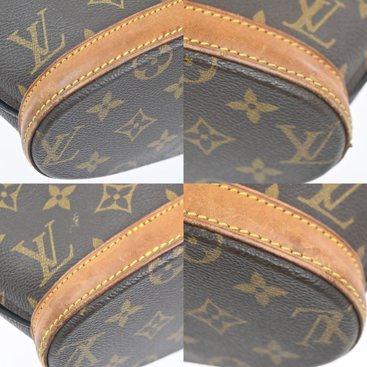 LOUIS VUITTON BABYLONE Shoulder Bag Monogram Leather Brown France M51102 82MA349
