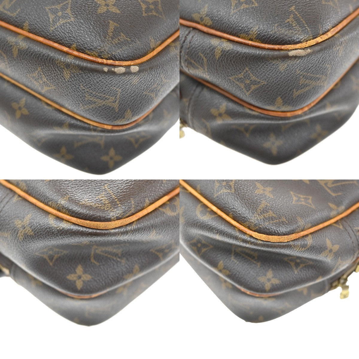 LOUIS VUITTON Reporter PM Crossbody Shoulder Bag Monogram Leather M45254 36CA286