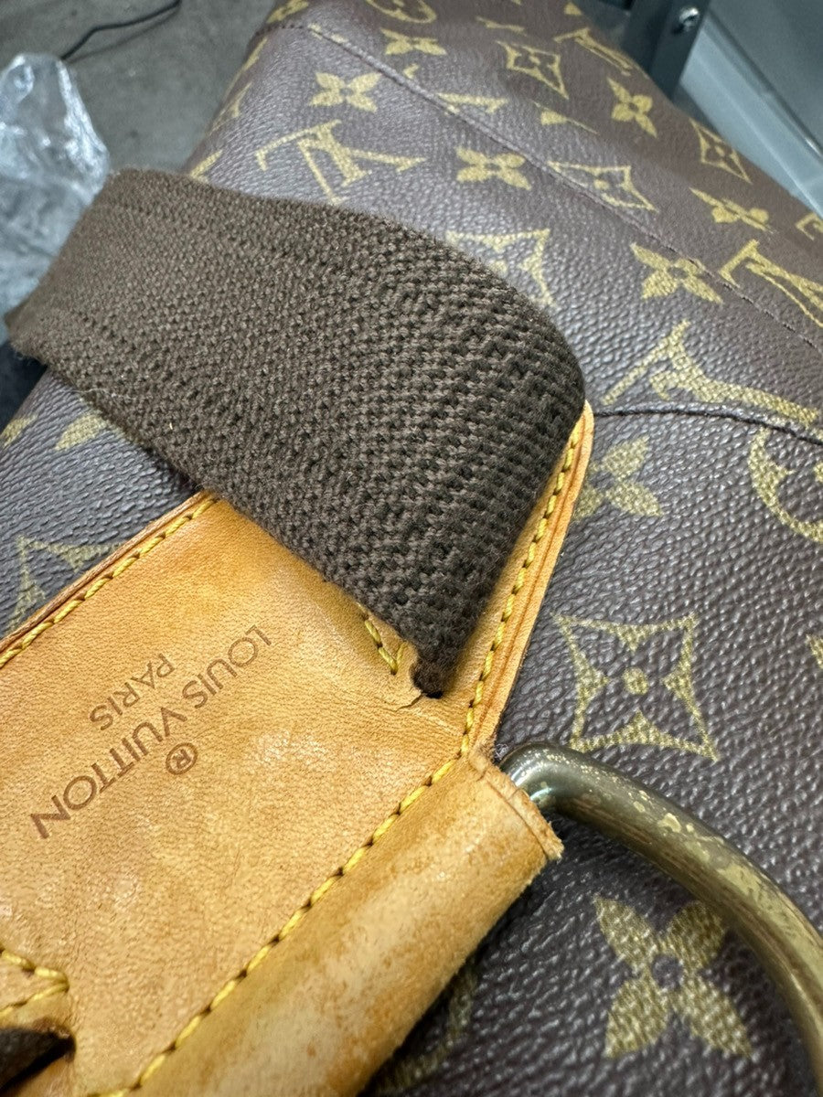 LOUIS VUITTON Montsouris GM Backpack Bag Monogram Leather Brown M51135 97CA777