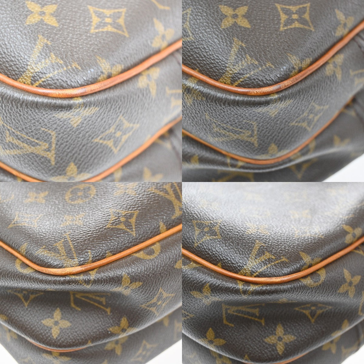 LOUIS VUITTON Reporter PM Crossbody Shoulder Bag Monogram Leather M45254 86CA323