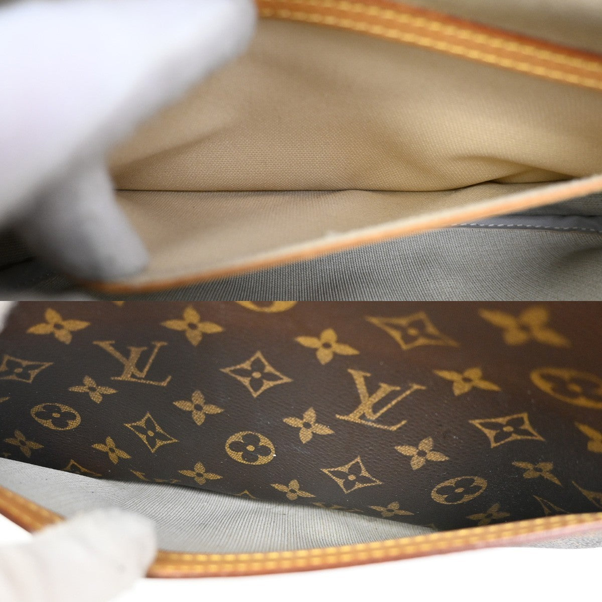 LOUIS VUITTON Reporter Crossbody Shoulder Bag Monogram Leather BN M45254 13TA495