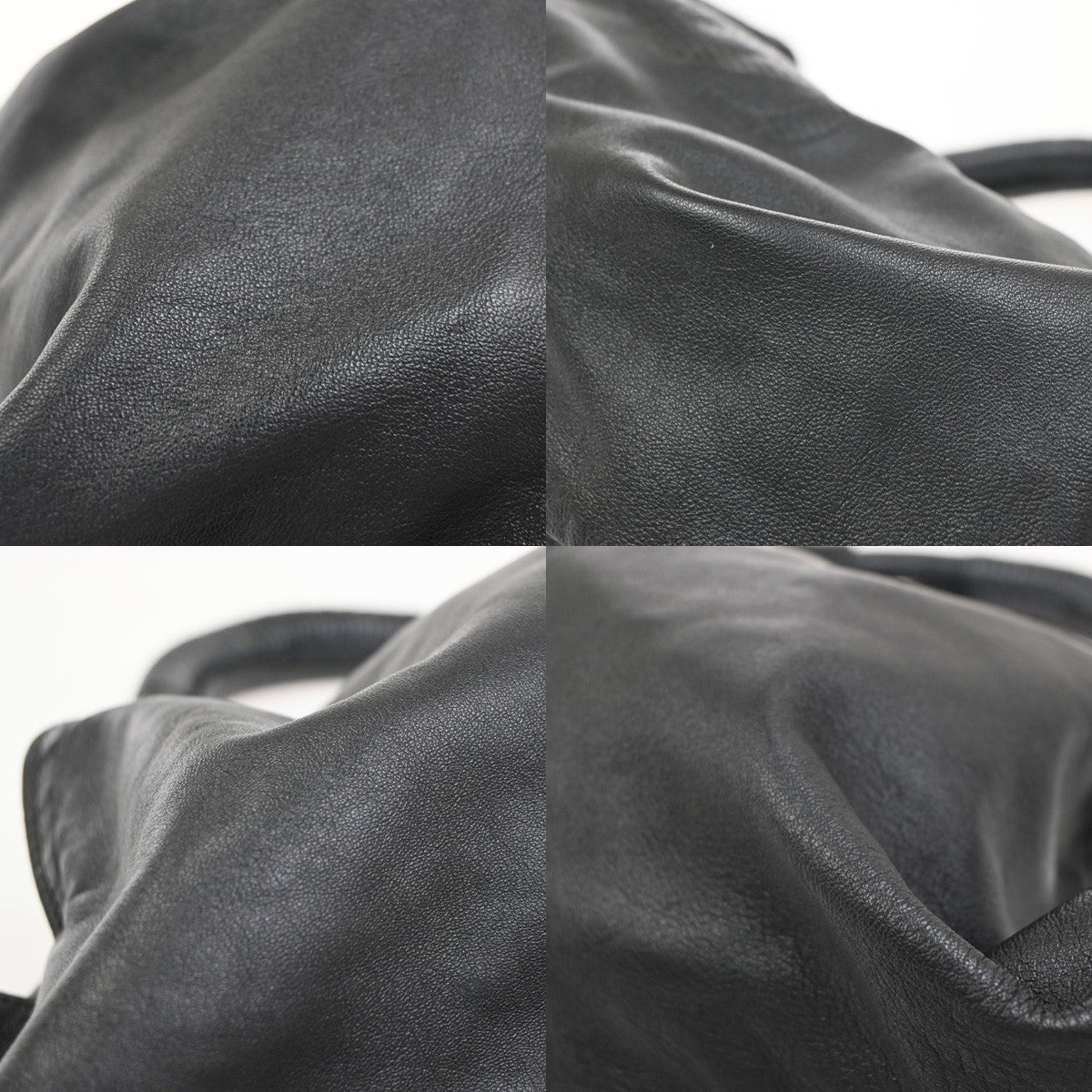 LOEWE ANAGRAM Logo Aire Handbag Nappa Leather Black SHW Spain 70RL939