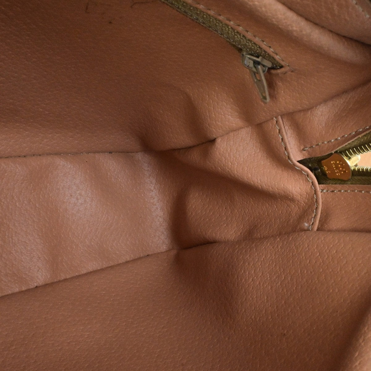 CELINE Logo Macadam Pattern Shoulder Bag PVC Leather Brown GHW Italy 38YH127