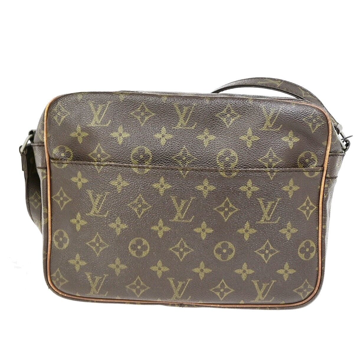 LOUIS VUITTON Nile Crossbody Shoulder Bag Monogram Leather Brown M45244 68ED041