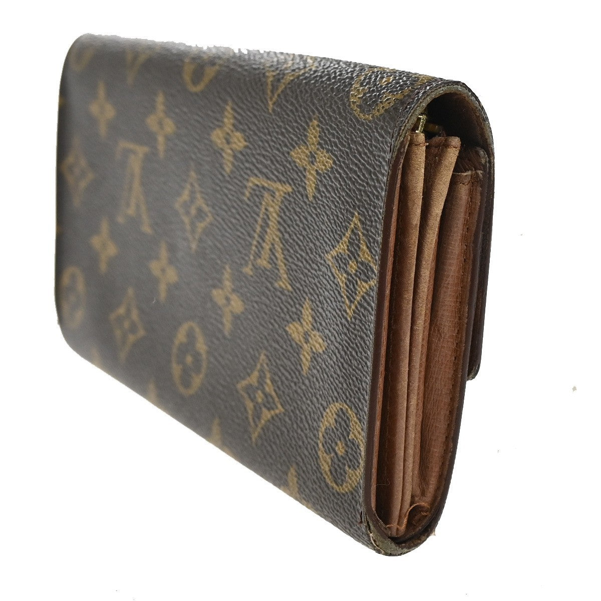 LOUIS VUITTON Porte Monnaie Credit Long Bifold Wallet Monogram BN M61725 09KC256