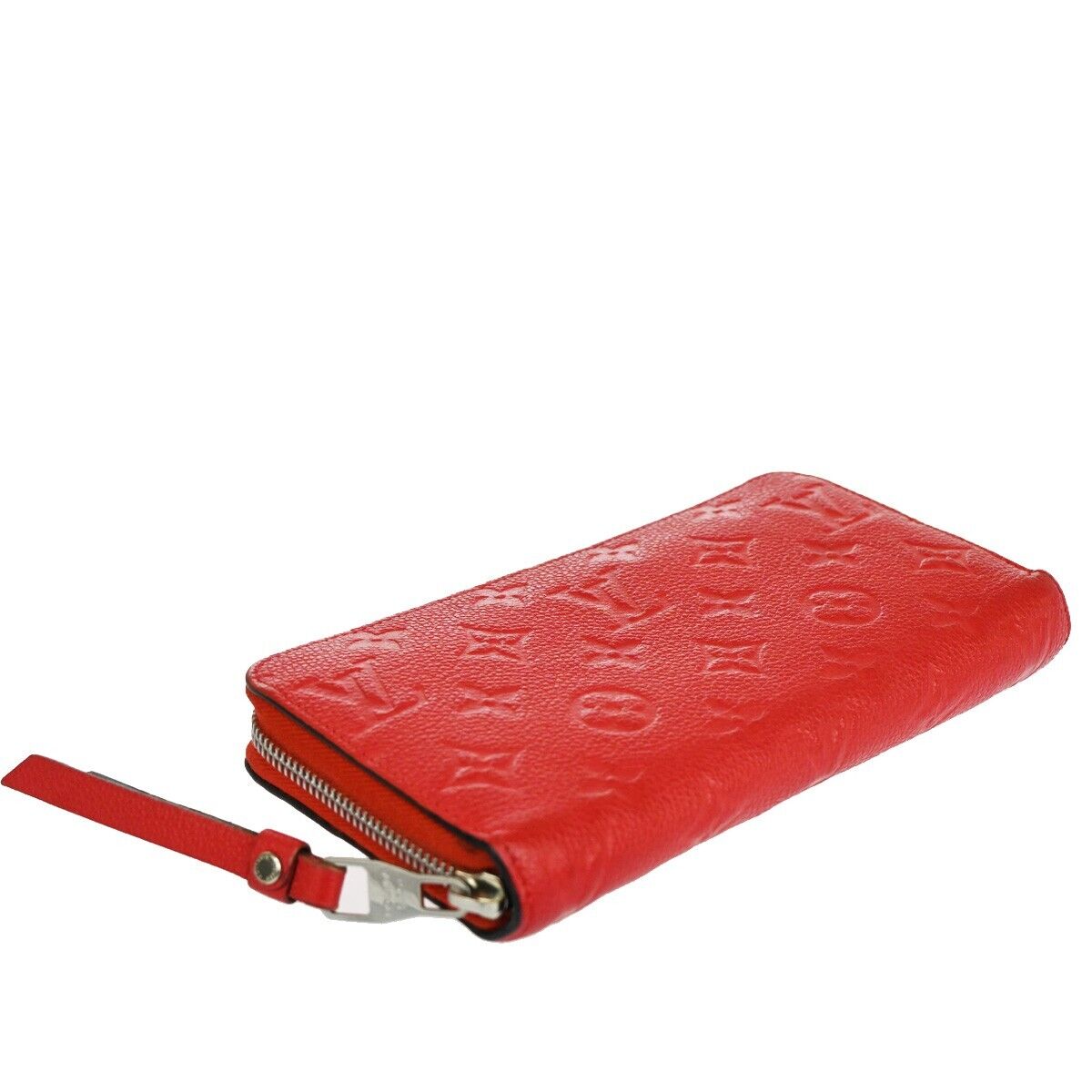 LOUIS VUITTON Long Zippy Wallet Monogram Empreinte Leather Cherry 34RH618