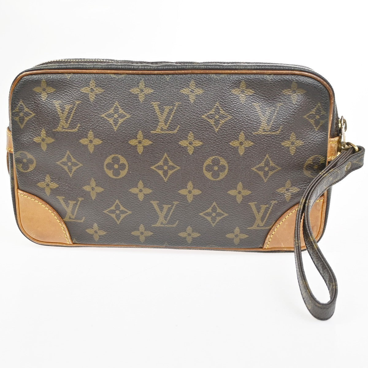 LOUIS VUITTON Marly Dragonne GM Clutch Hand Bag Monogram Brown M51825 67KC558