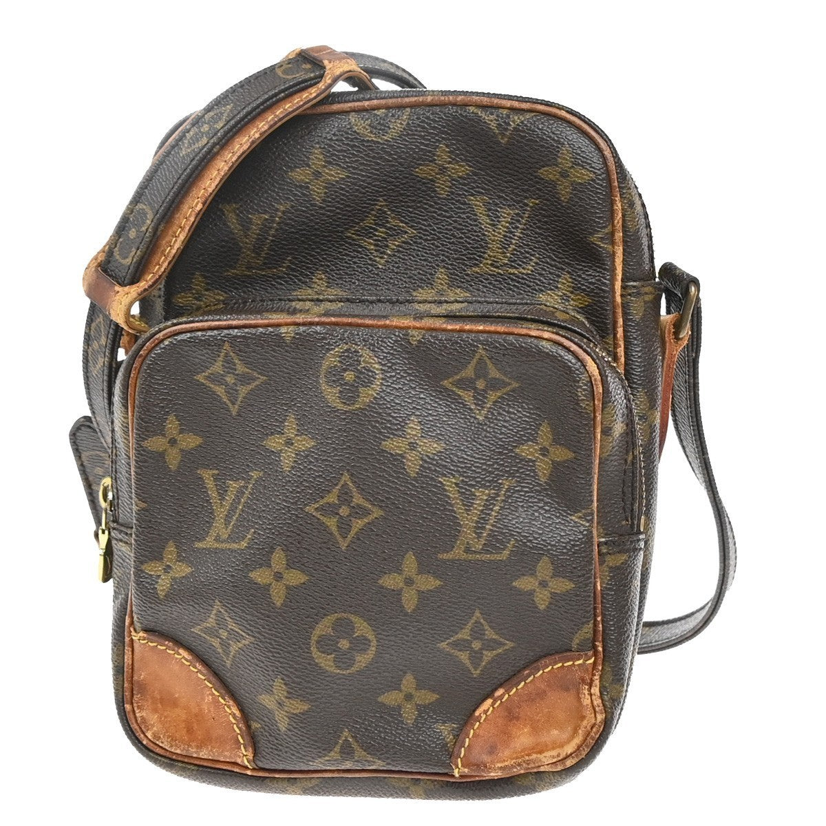 LOUIS VUITTON Amazon Crossbody Shoulder Bag Monogram Leather BN M45236 62EG304