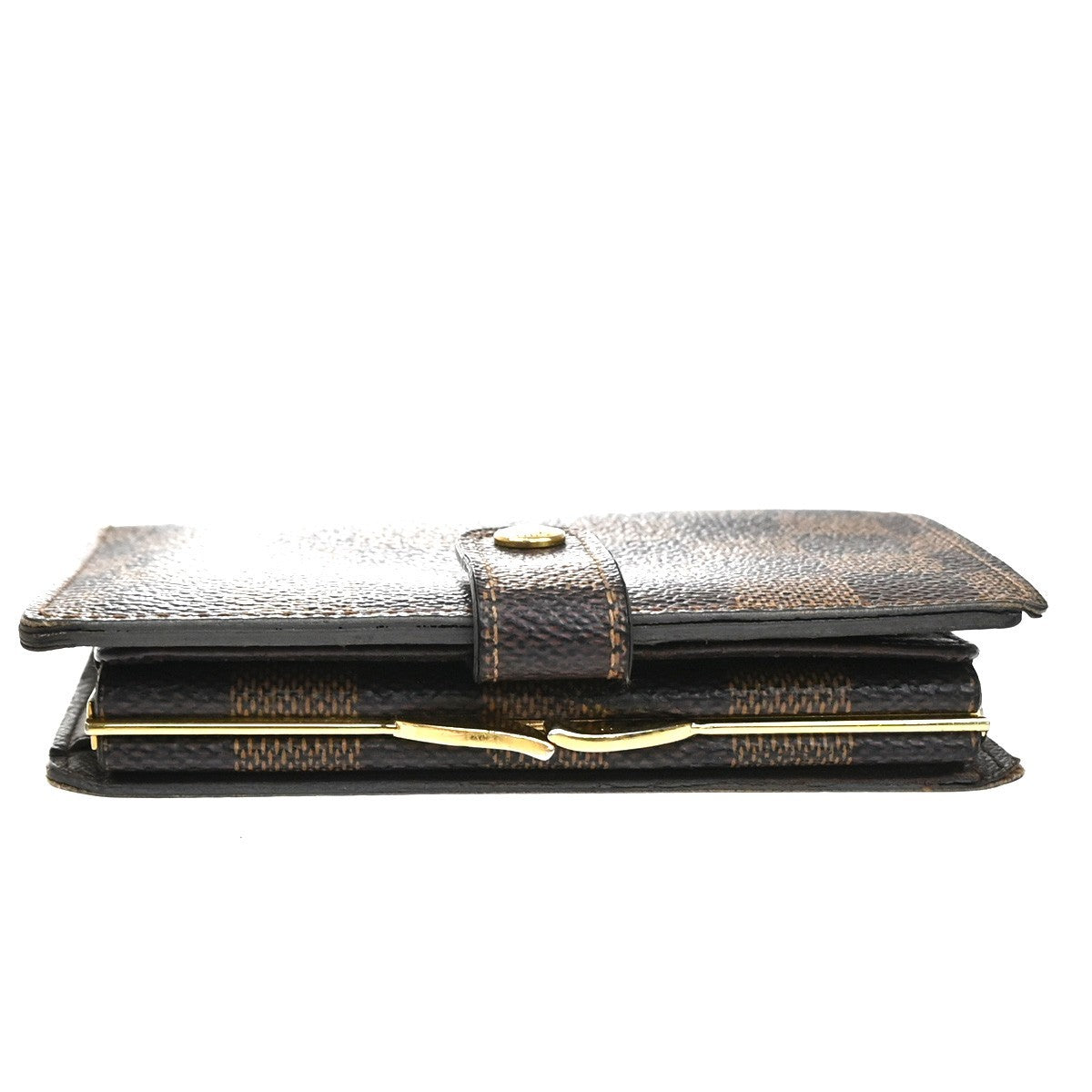 LOUIS VUITTON Portefeuille Viennois Wallet Damier Ebene Leather M61663 65CA990