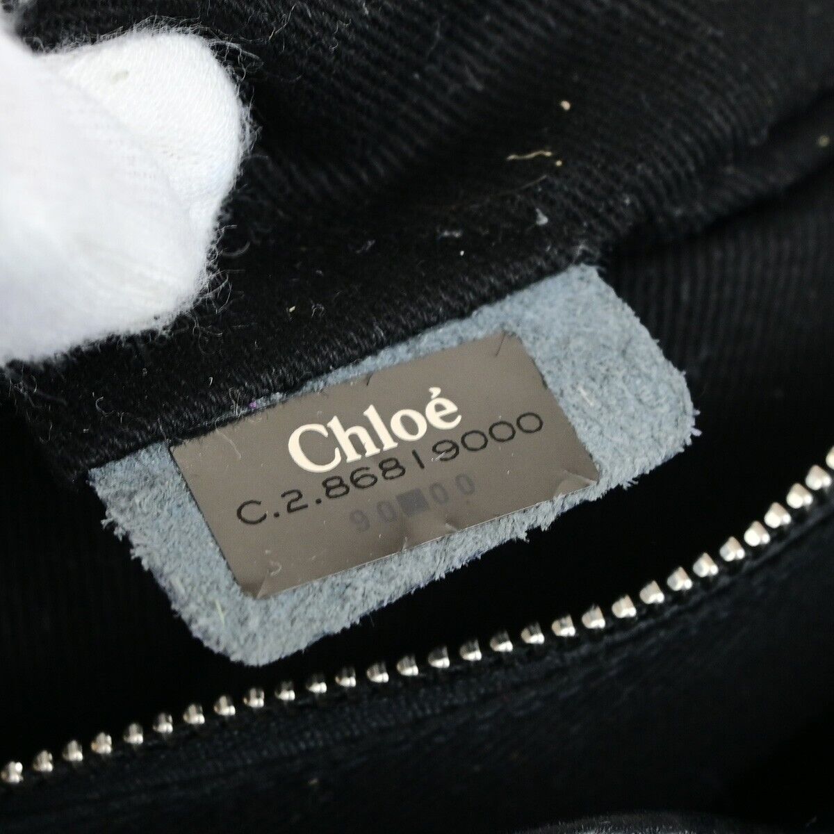 CHLOE Logo Paddington Shoulder Hand Bag Leather Black GHW Italy 38RK781