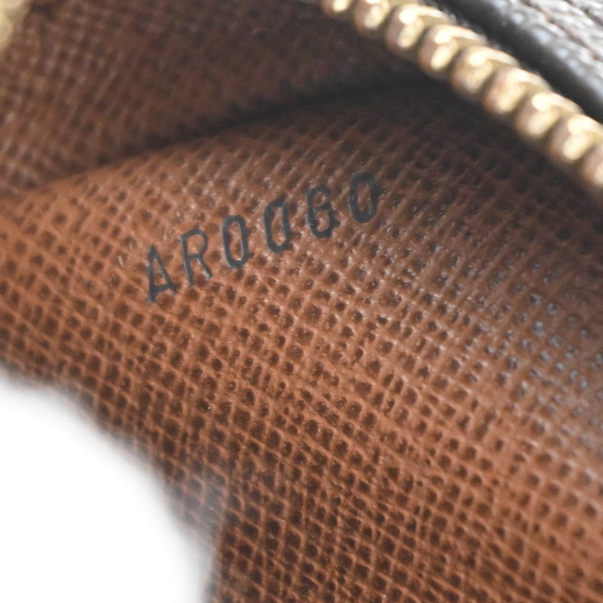 LOUIS VUITTON Danube Shoulder Bag Monogram Leather Brown France M45266 89MA076