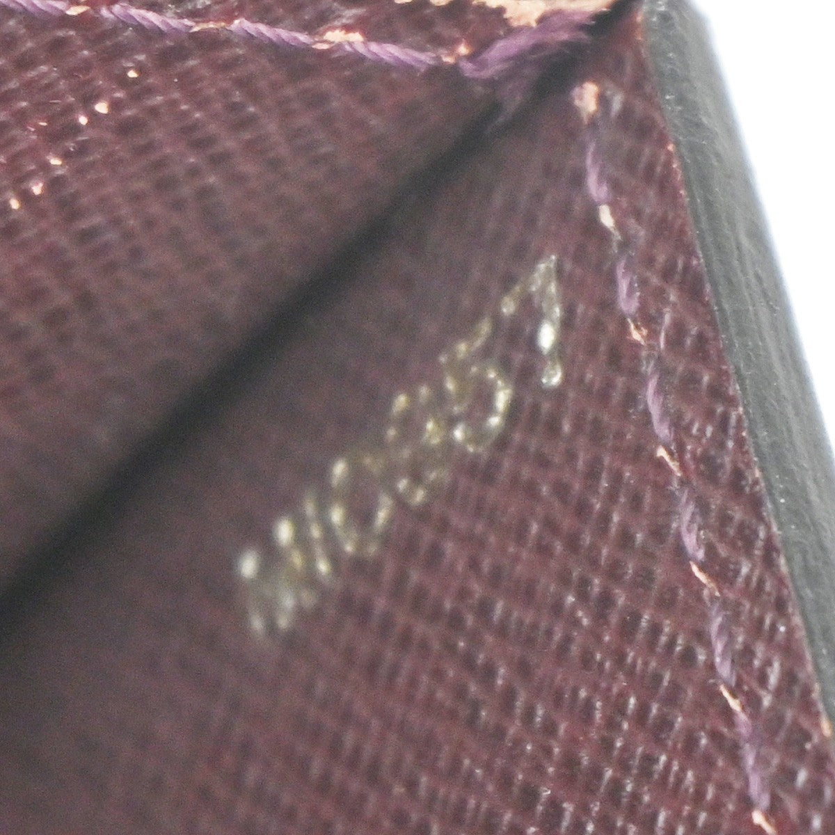LOUIS VUITTON LV Moskova Briefcase Hand Bag Taiga Leather Purple M30036 67KC395