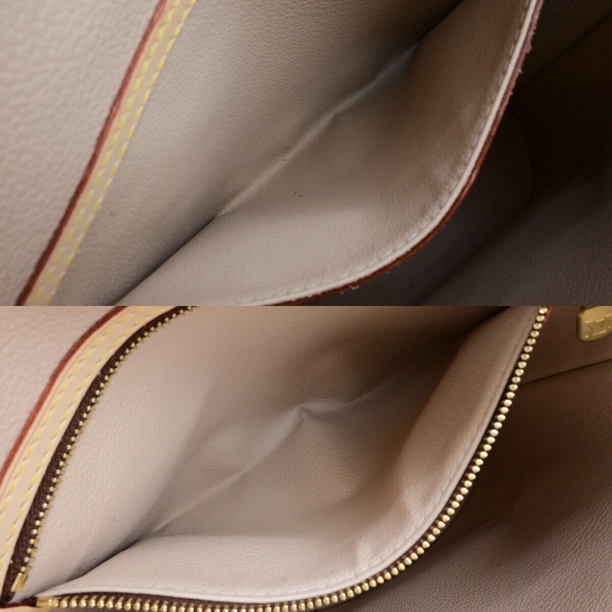 LOUIS VUITTON BUCKET PM Shoulder Tote Bag Monogram Leather Brown M42238 70ED233