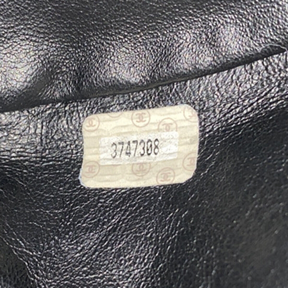 CHANEL CC Logo Matelasse Chain Backpack Bag Leather Black GHW Vintage 325RK673