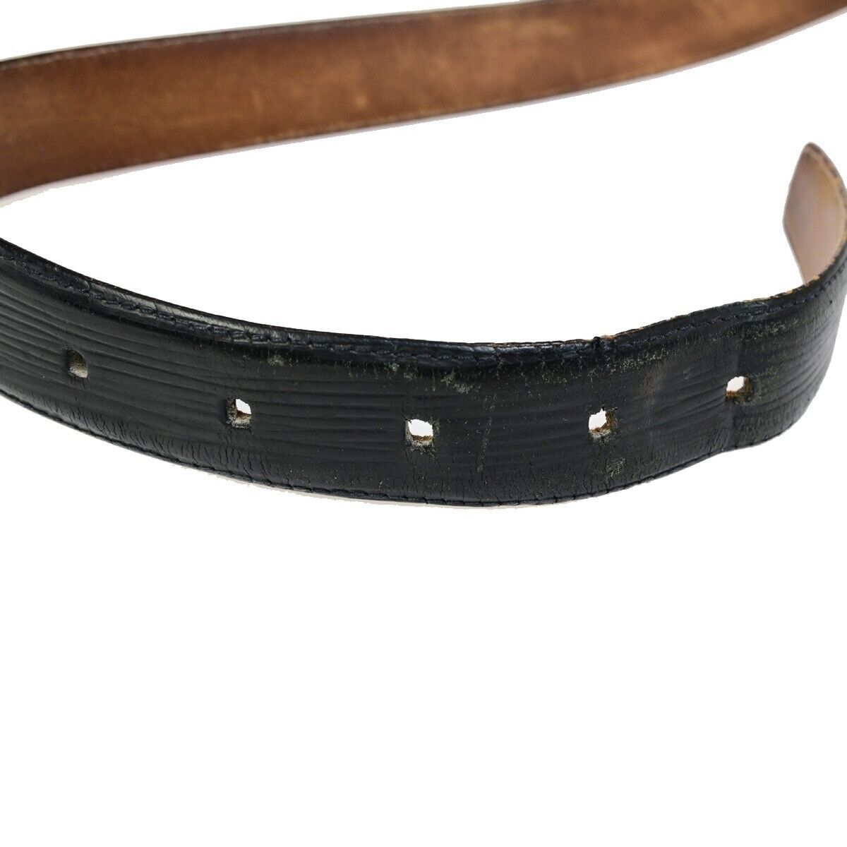 LOUIS VUITTON Ceinture Classic Belt Epi Leather Black M6833V Accessory 08KA375