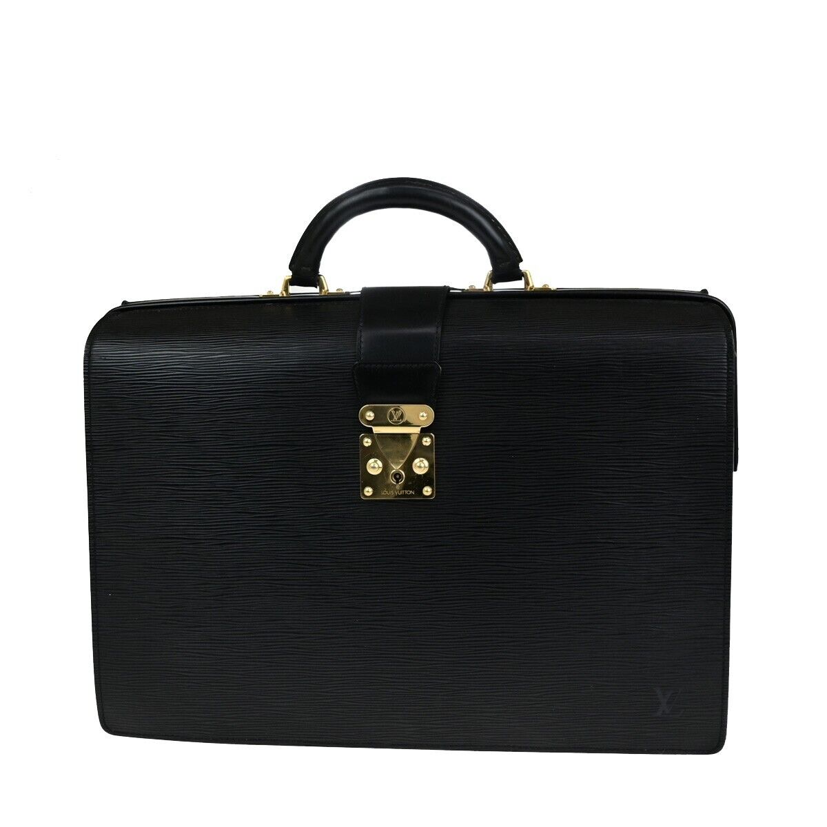 LOUIS VUITTON Serviette Fermoir Business Hand Bag Epi Leather BK M54352 65ED349