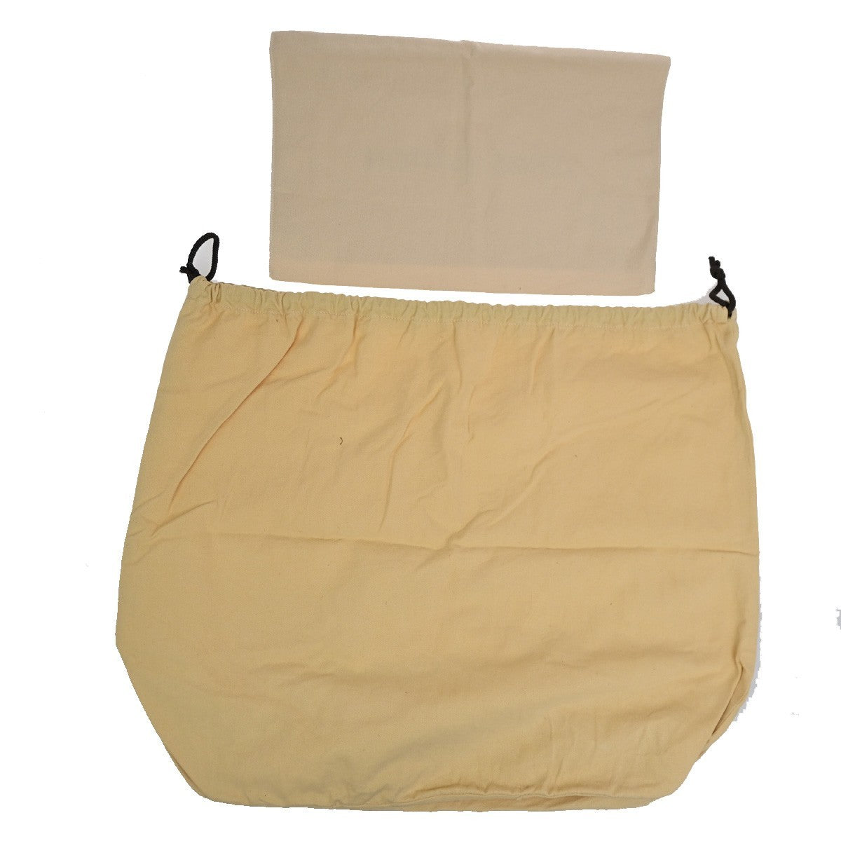 LOUIS VUITTON Logo 10 Set Dust Bags Drawstring Canvas Cotton Beige Brown 09DA260