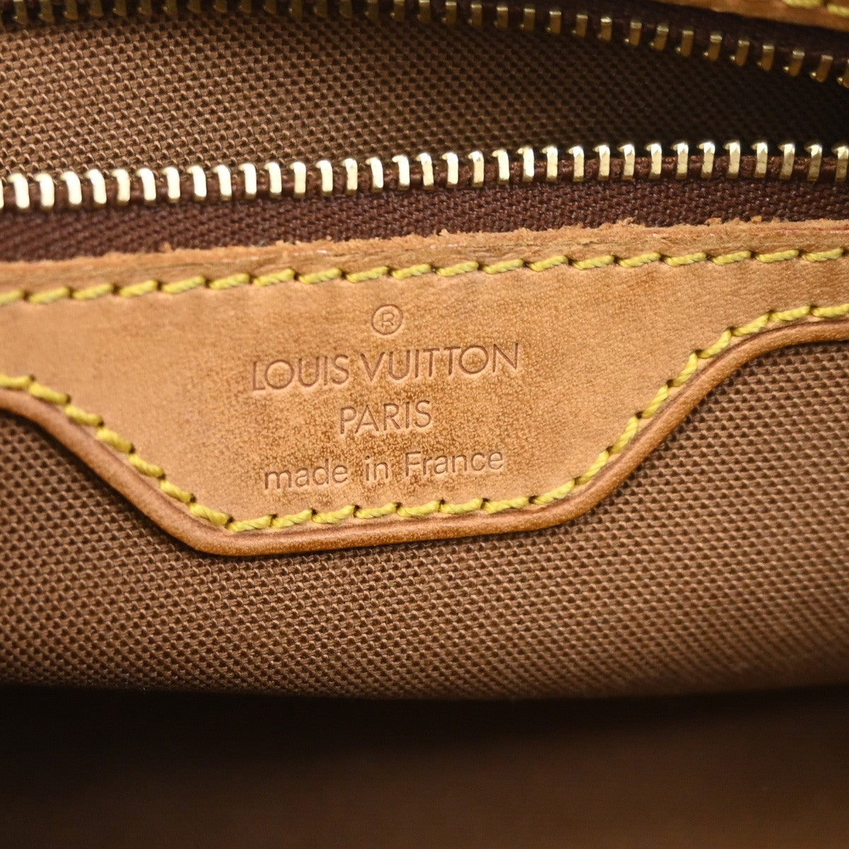 LOUIS VUITTON Logo Trotteur Shoulder Bag Monogram Leather Brown M51240 72YH917