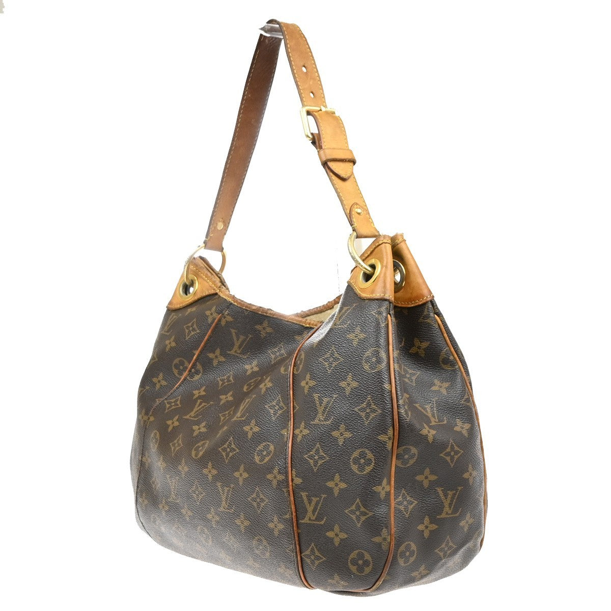 LOUIS VUITTON Galliera PM Shoulder Bag Monogram Leather Brown GD M56382 30MA654