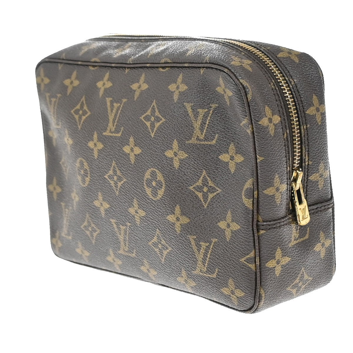 LOUIS VUITTON Trousse Toilette 23 Clutch Hand Bag Monogram Brown M47524 64EF958