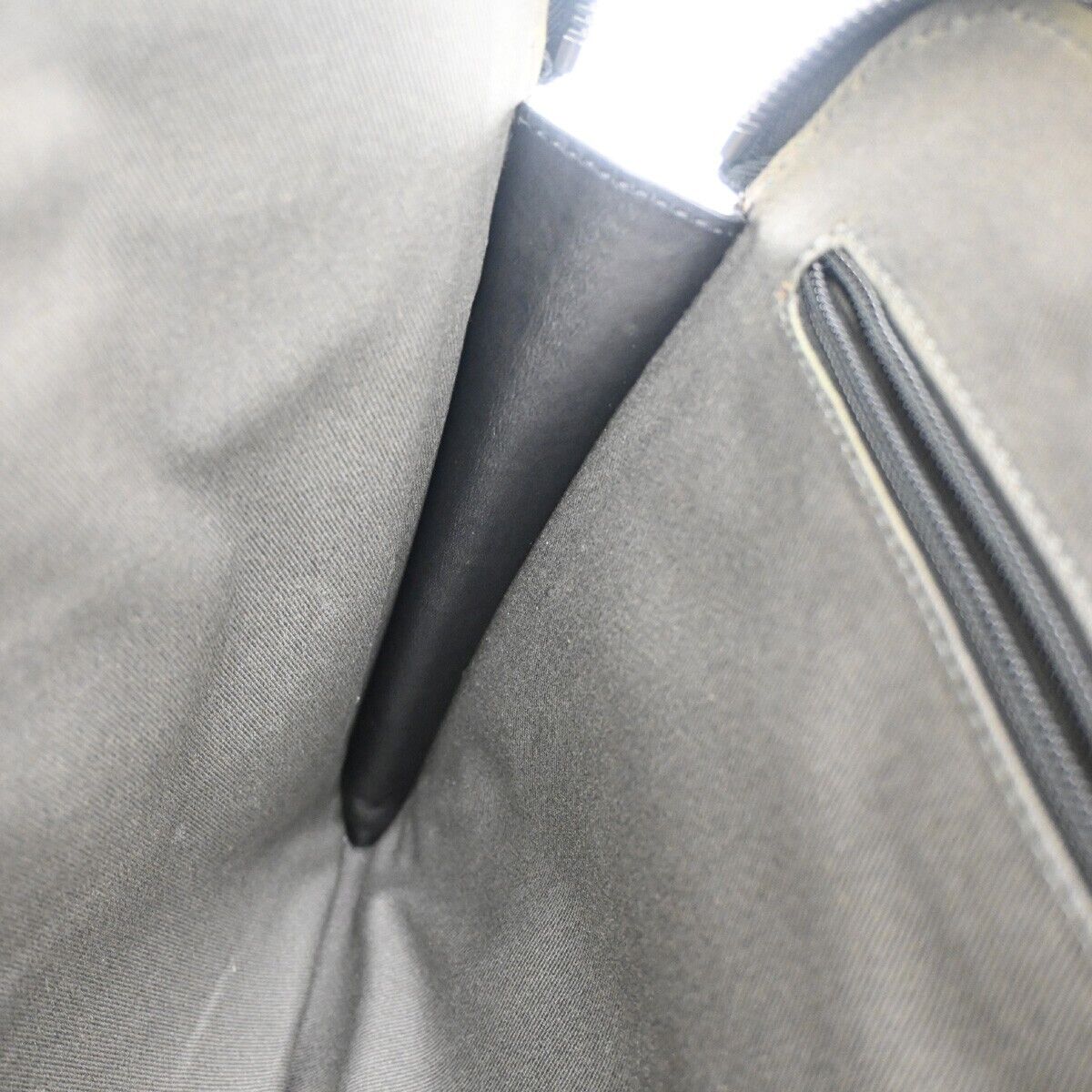 BERLUTI Lift Calligraphy 2Way Briefcase Clutch Hand Bag Leather Brown BK 44RH278