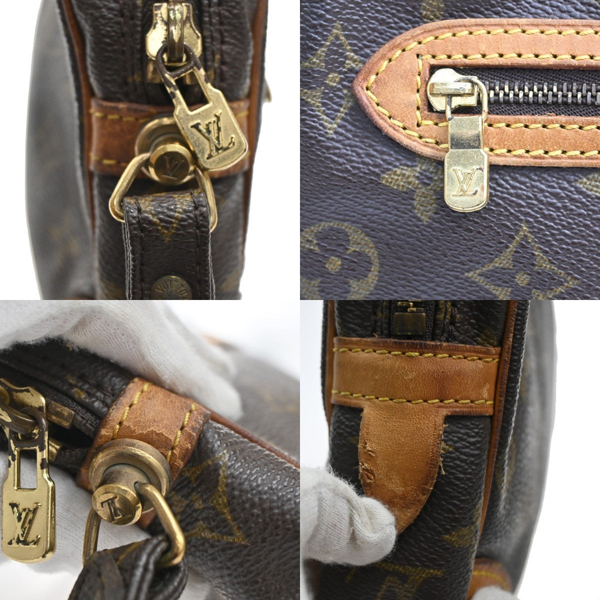 LOUIS VUITTON Marly Dragonne GM Clutch Hand Bag Monogram Brown M51825 04CA100