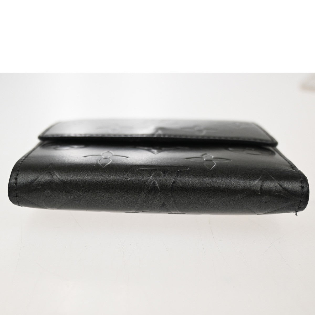 LOUIS VUITTON Porte Monnaie Billets Wallet Monogram Mat Gray M65112 63CA468