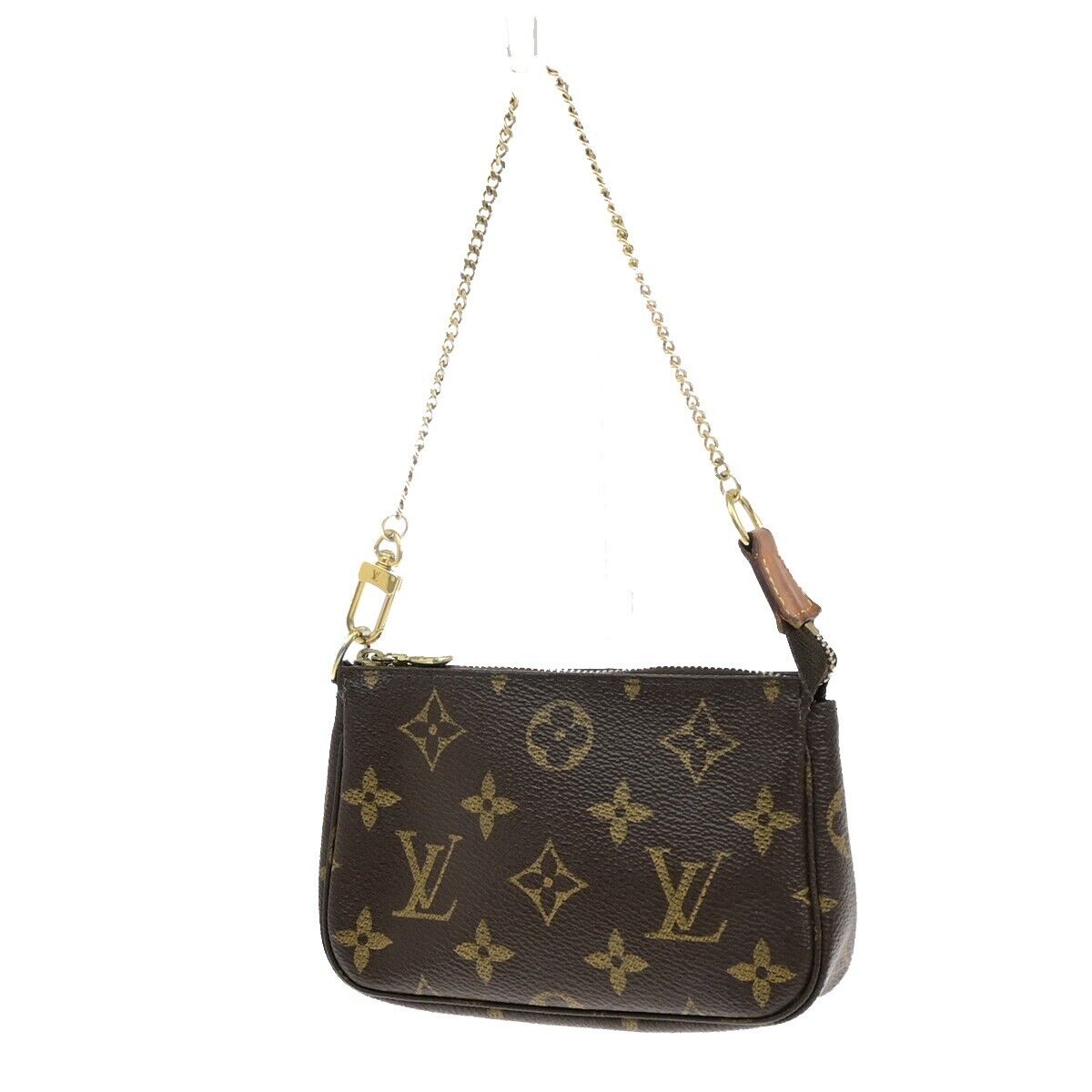 LOUIS VUITTON Mini Pochette Accessoires Hand Bag Monogram Leather M58009 35ED788