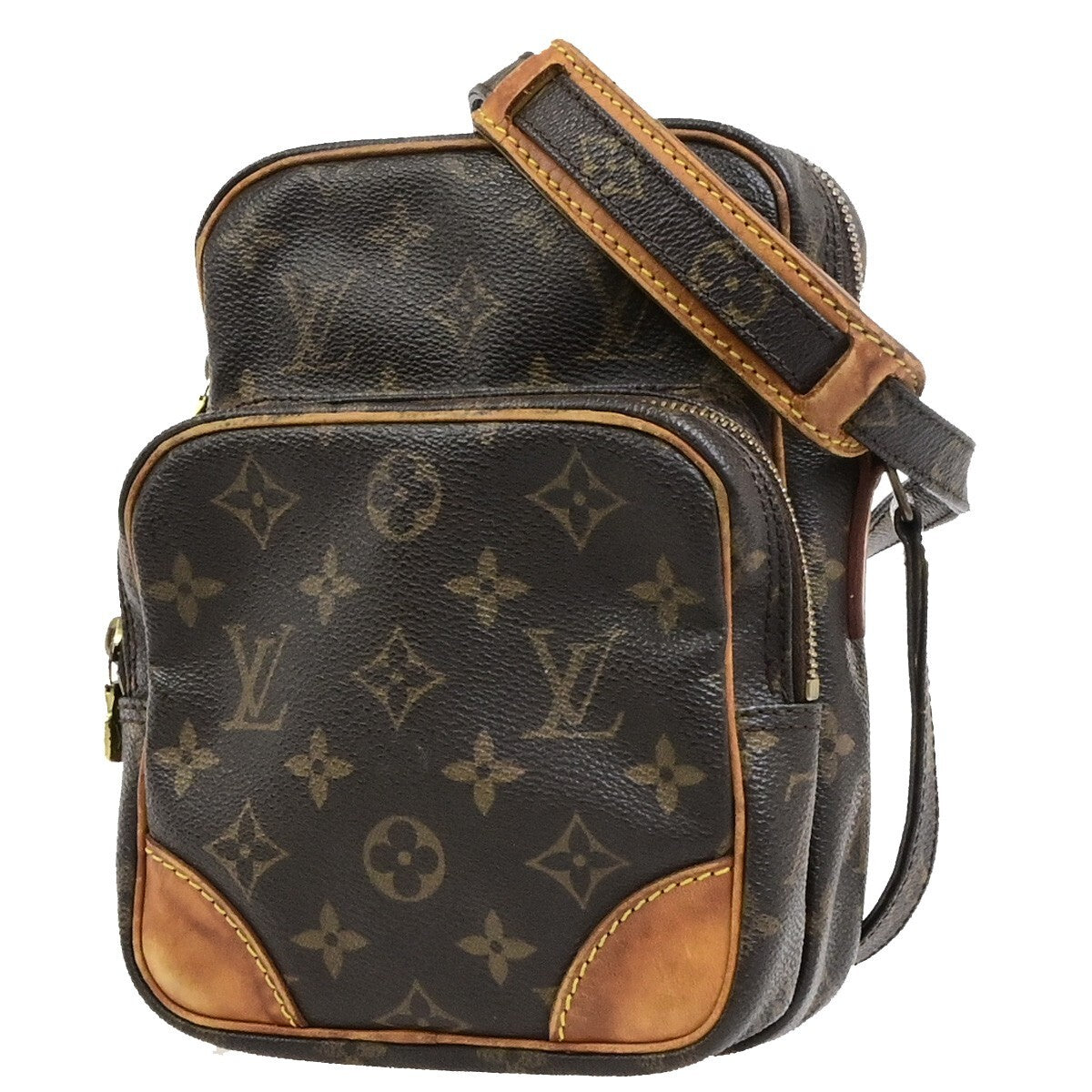 LOUIS VUITTON Amazon Crossbody Shoulder Bag Monogram Leather BN M45236 37KB522