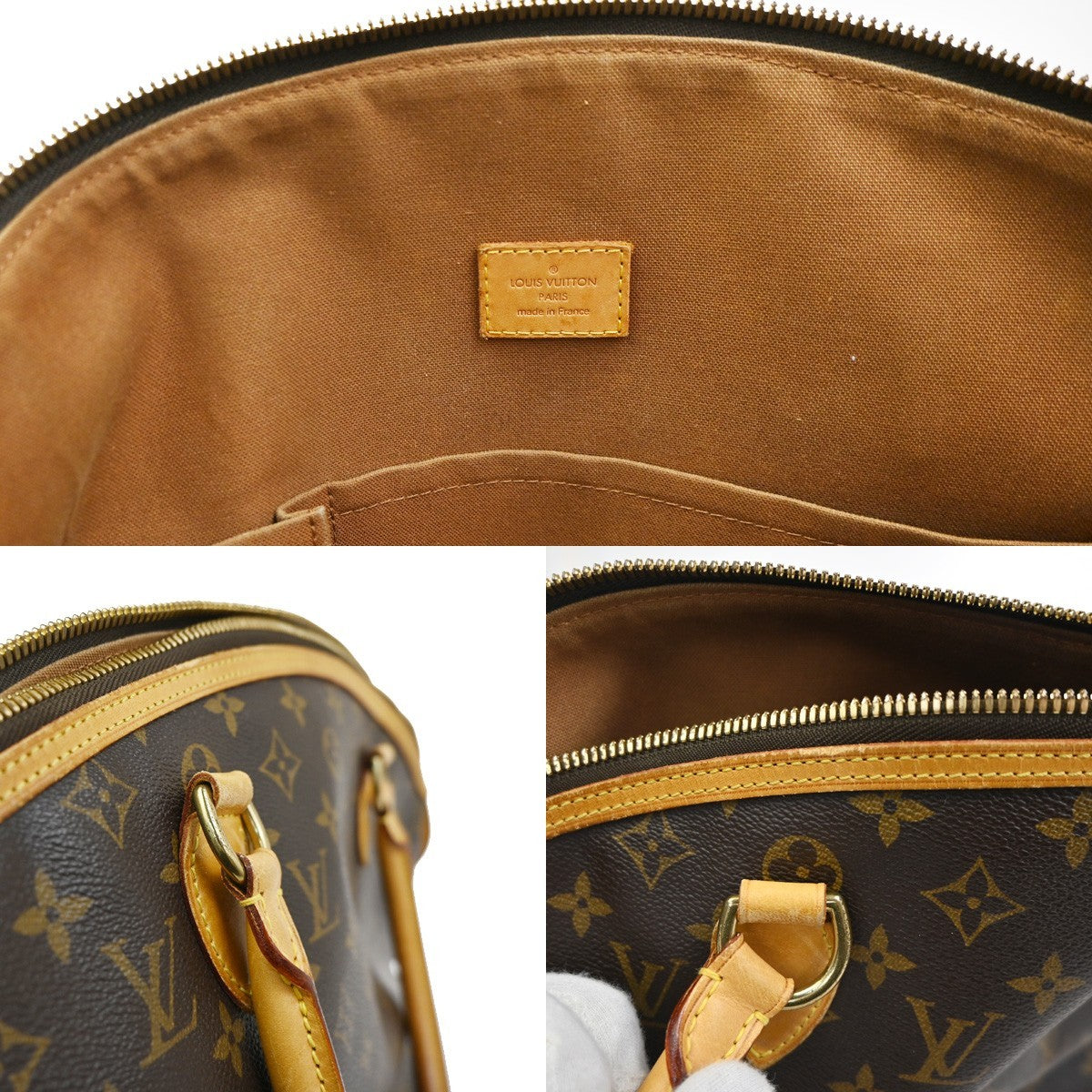 LOUIS VUITTON Lockit Horizontal Shoulder Bag Monogram Leather BN M40104 14CA586