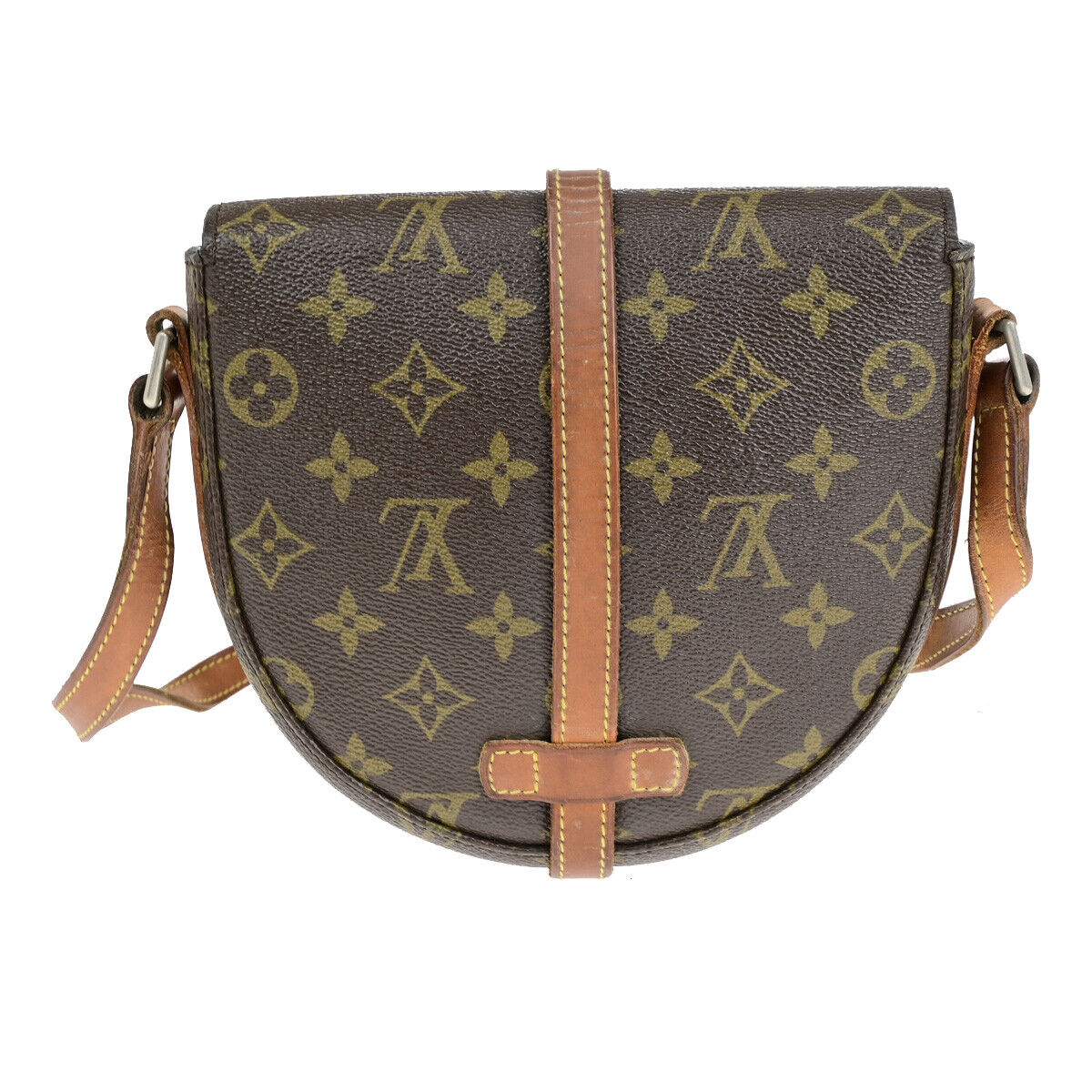 LOUIS VUITTON Chantilly PM Shoulder Bag Monogram Leather Brown M51234 64SH974
