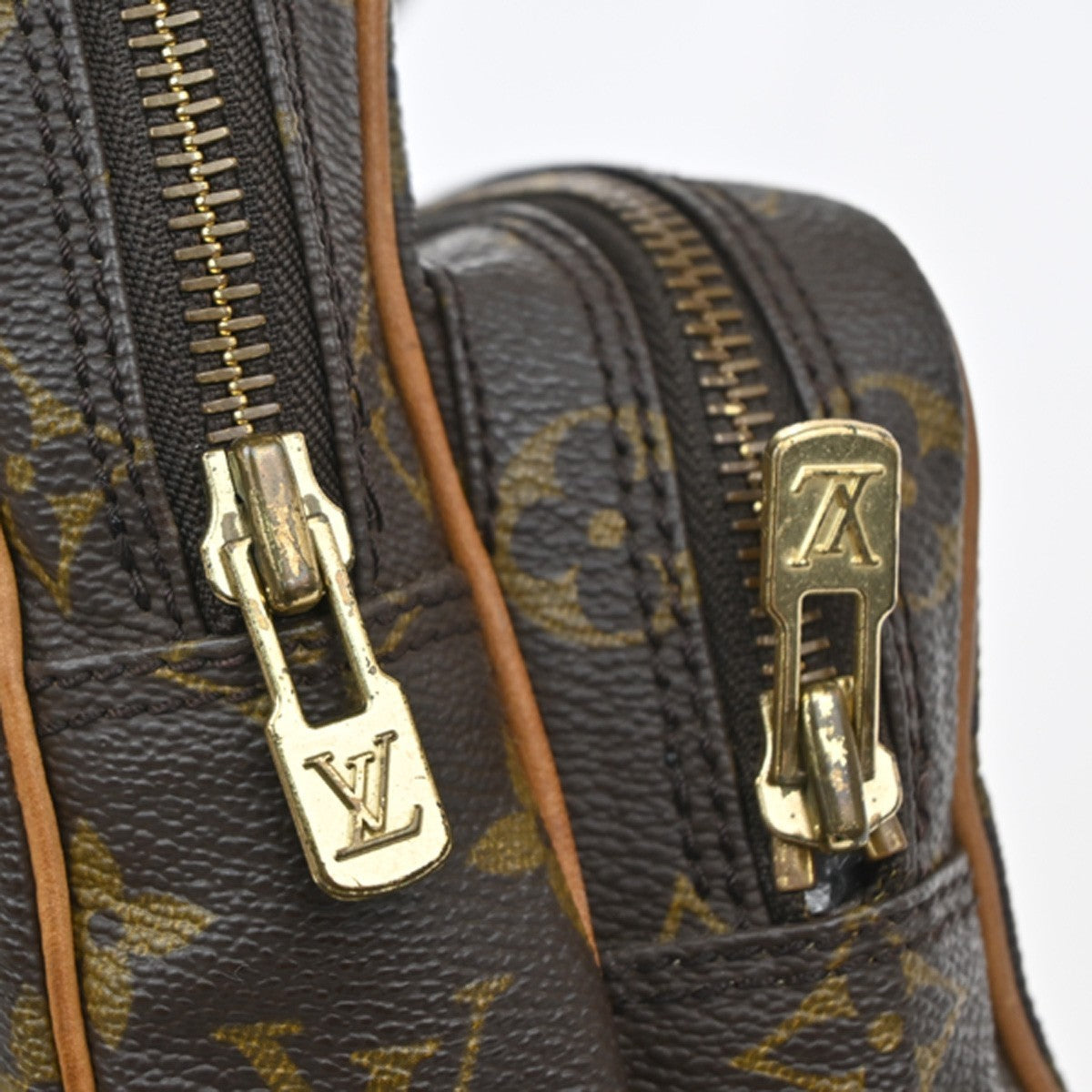 LOUIS VUITTON Mini Amazon Shoulder Bag Monogram Leather Brown M45238 86SA036
