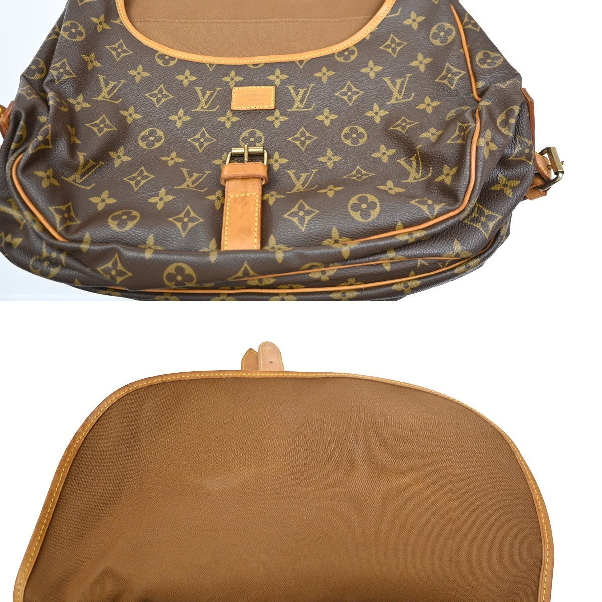 LOUIS VUITTON Saumur 35 Shoulder Bag Monogram Leather BN France M42254 78ZA081