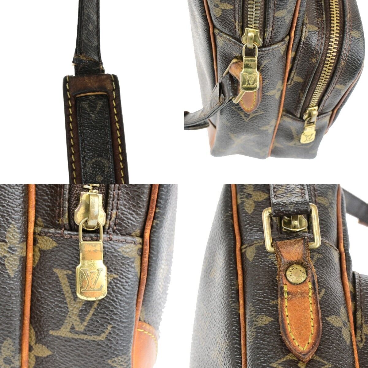LOUIS VUITTON Amazon Crossbody Shoulder Bag Monogram Leather BN M45236 37HC038