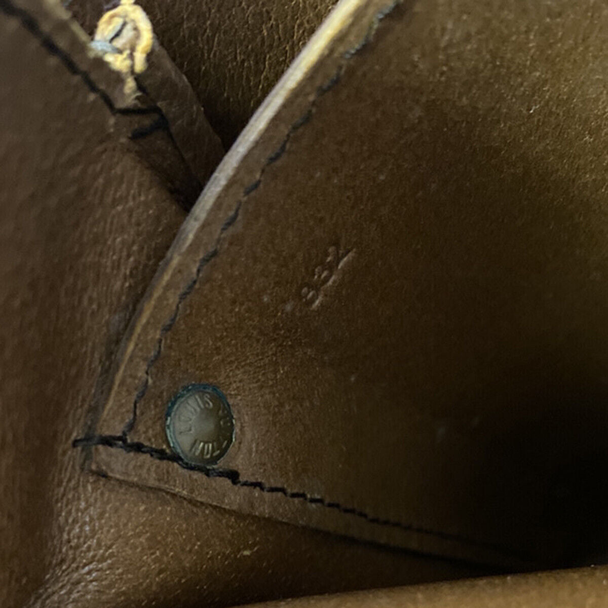 LOUIS VUITTON Cartouchiere GM Shoulder Bag Monogram Leather Brown M51252 60YG597