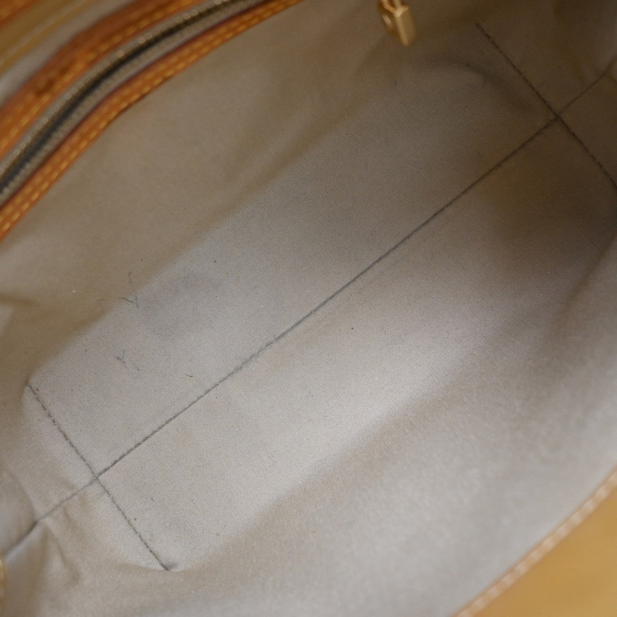 LOUIS VUITTON Read PM Hand Bag Monogram Vernis Patent Beige M91144 02EF819