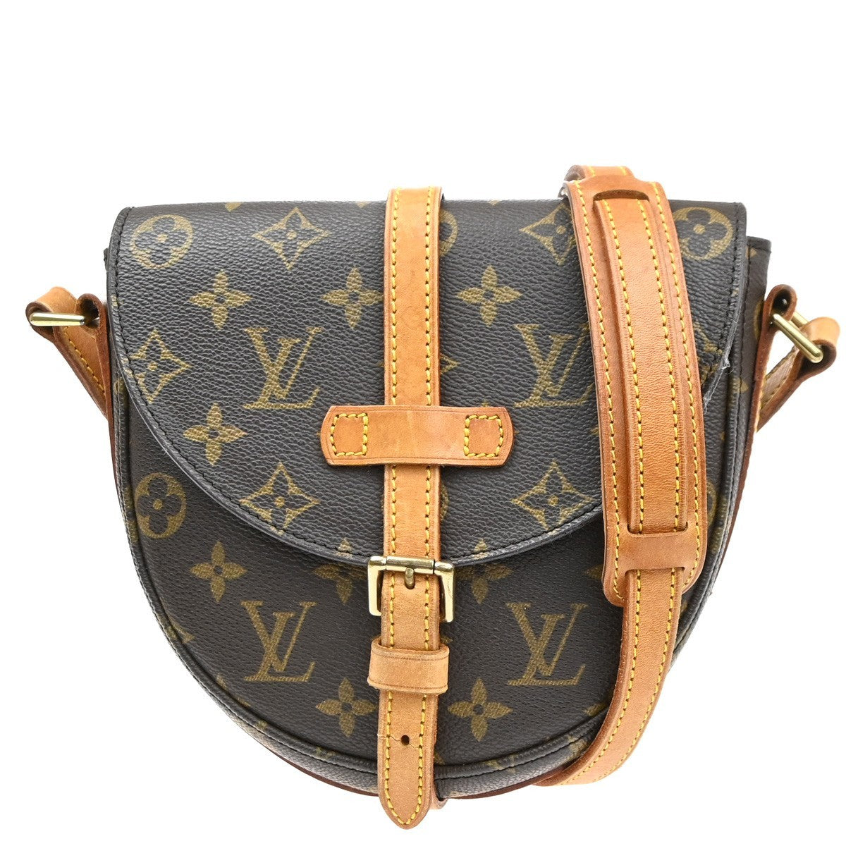 LOUIS VUITTON Chantilly PM Shoulder Bag Monogram Leather Brown M51234 86SA020