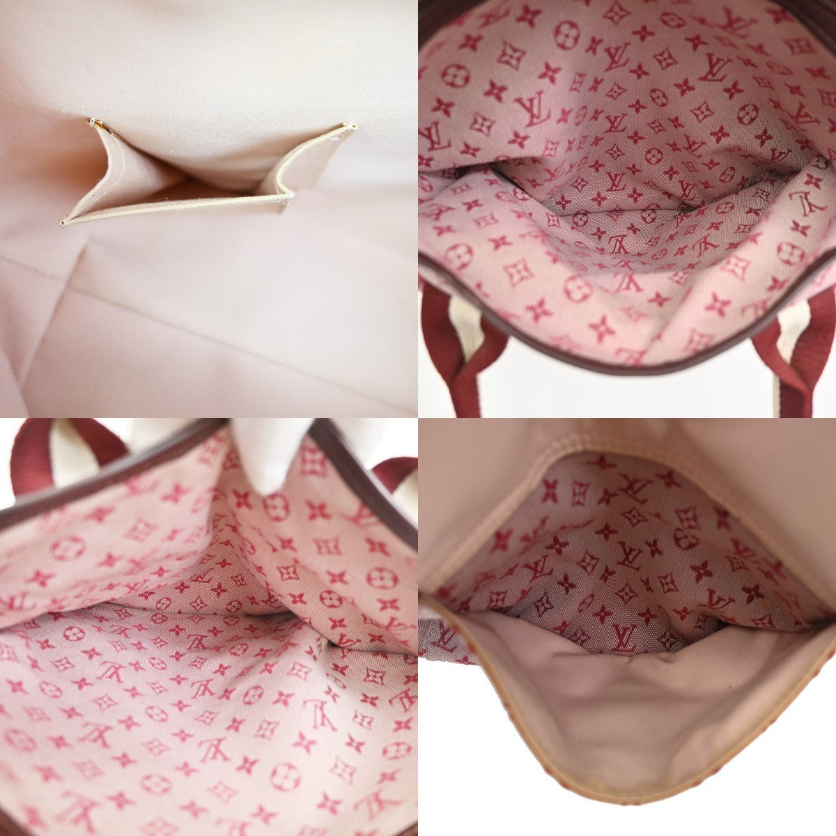 LOUIS VUITTON Marie Kate Shoulder Bag Monogram Mini Lin Pink M92506 86TA686