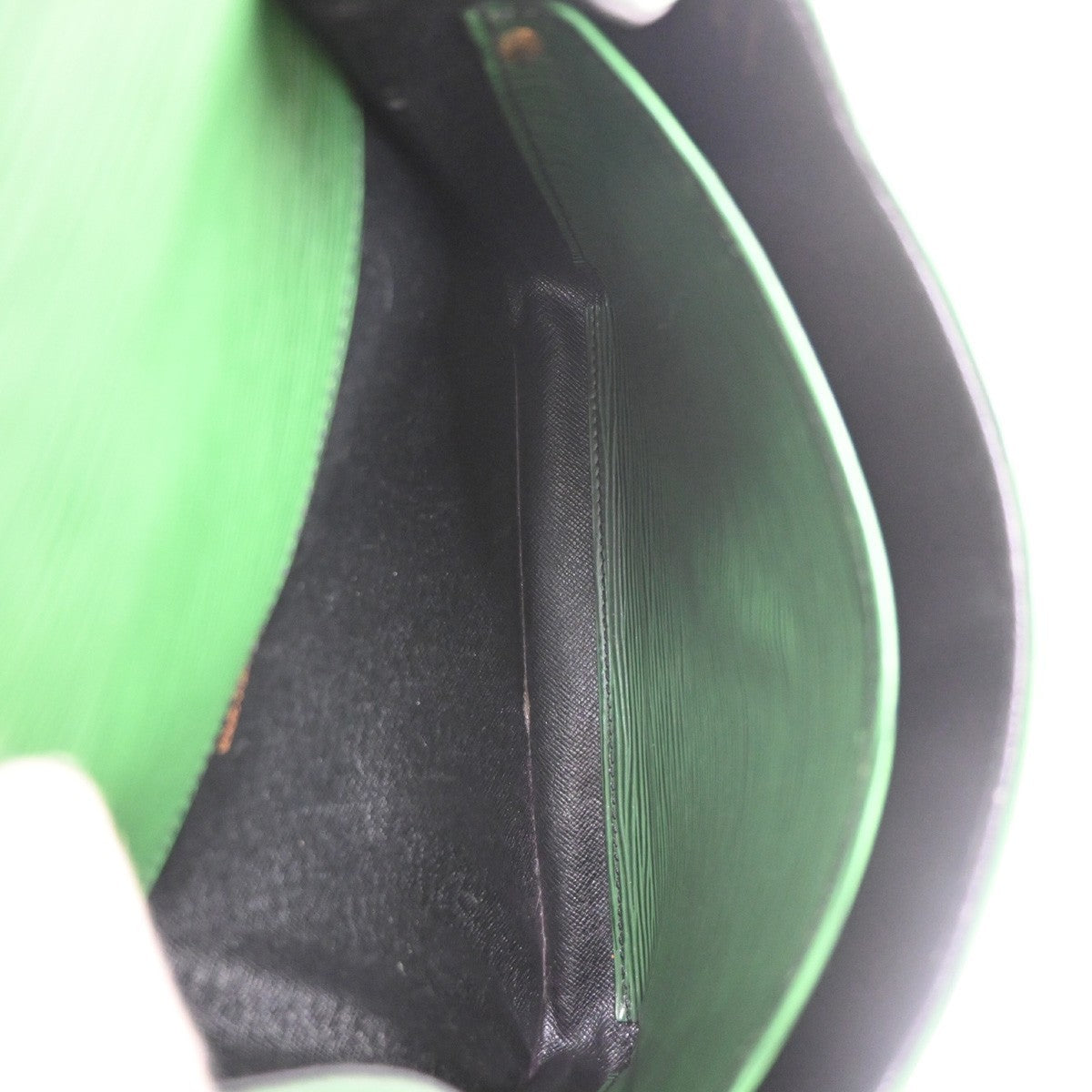 LOUIS VUITTON LV Cartouchiere MM Shoulder Bag Epi Leather Green M52244 80SA155