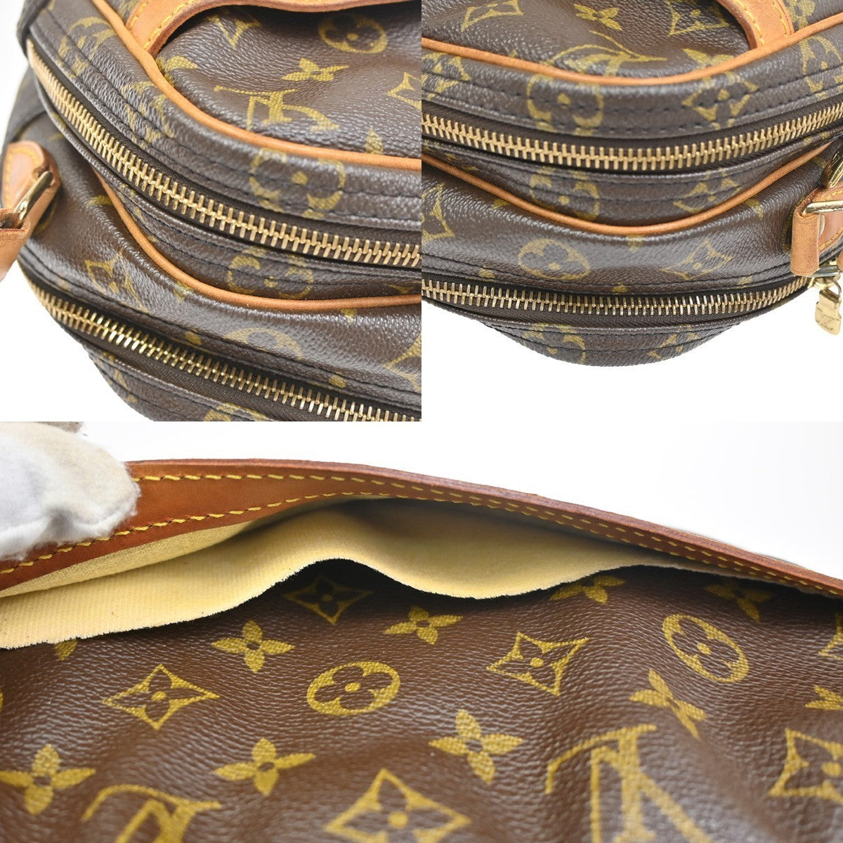 LOUIS VUITTON Reporter Crossbody Shoulder Bag Monogram Leather BN M45254 82KC551