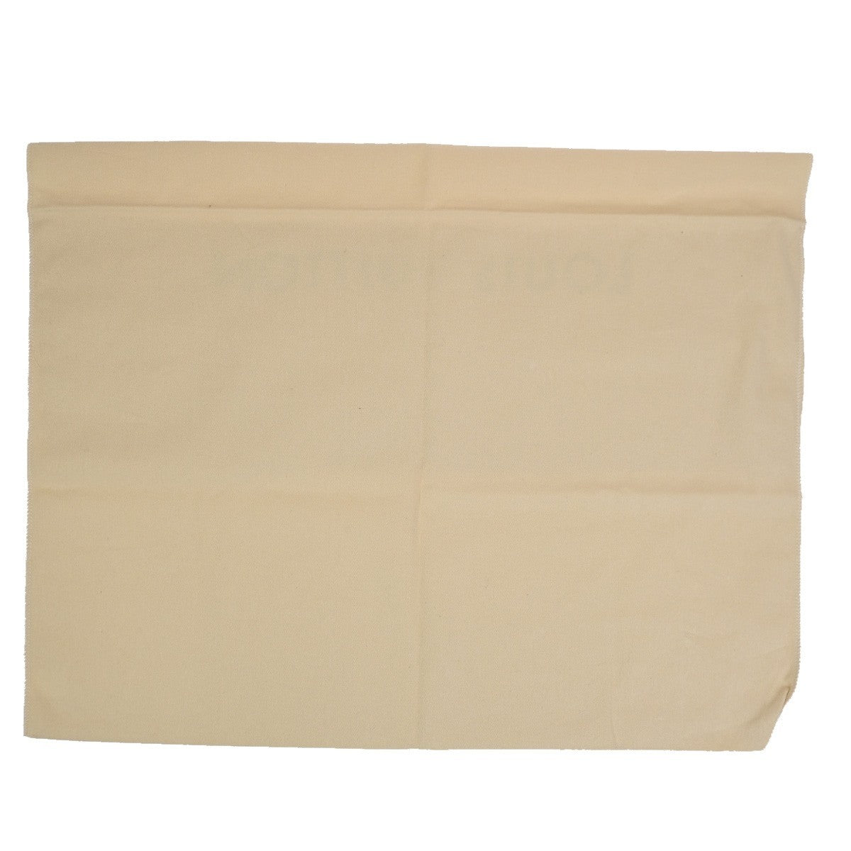 LOUIS VUITTON Logo 10 Set Dust Bags Drawstring Canvas Cotton Beige Brown 09DA261