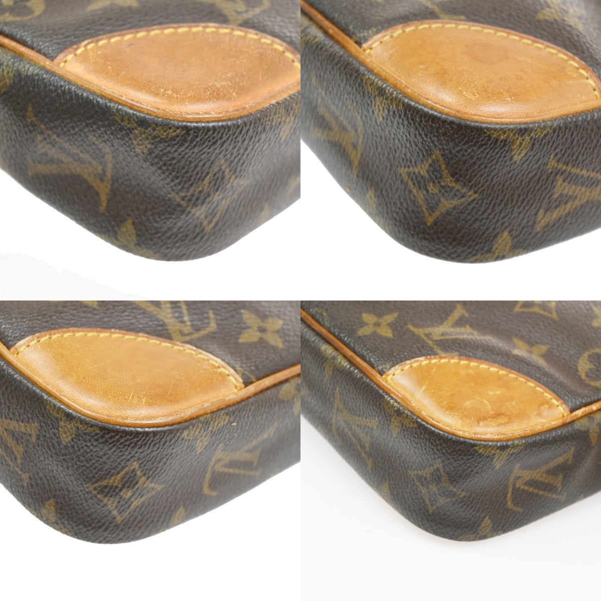 LOUIS VUITTON Marly Dragonne GM Clutch Hand Bag Monogram Brown M51825 67KC558