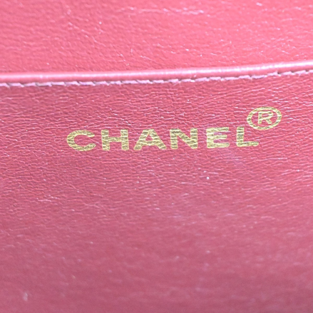 CHANEL CC Maxi Jumbo Matelasse 34 Chain Shoulder Bag Leather BK France 827RQ039