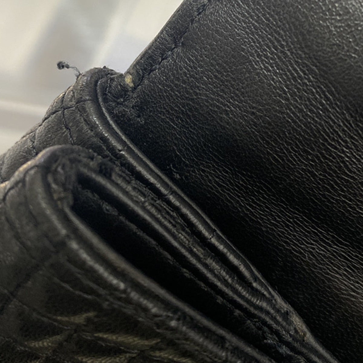 BALLY Logo Quilted Hand Bag Leather Black GHW Italy 02YH286