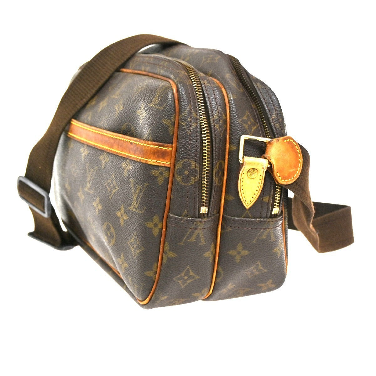 LOUIS VUITTON Reporter PM Crossbody Shoulder Bag Monogram Leather M45254 33KC297