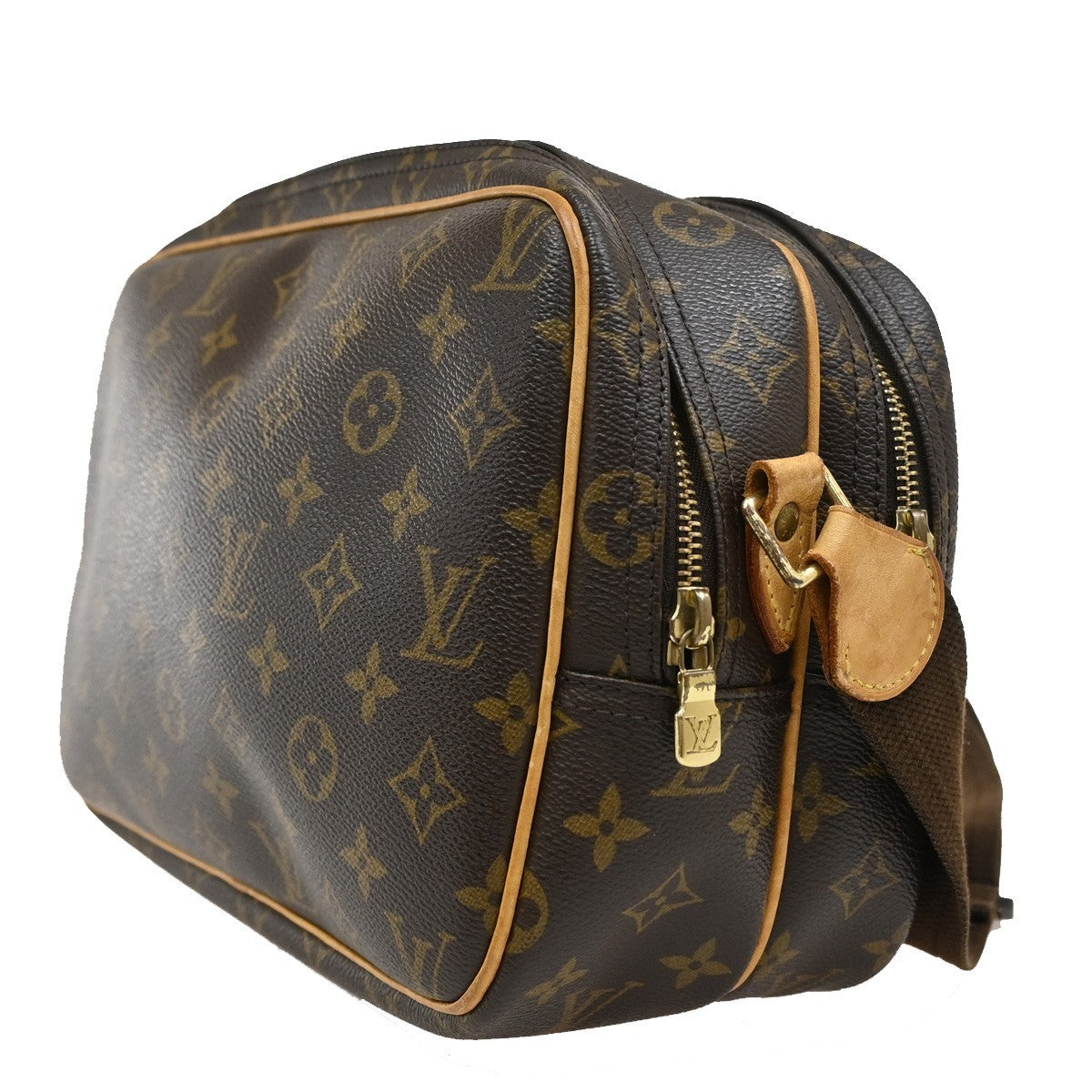 LOUIS VUITTON Reporter PM Crossbody Shoulder Bag Monogram Leather M45254 76TA062